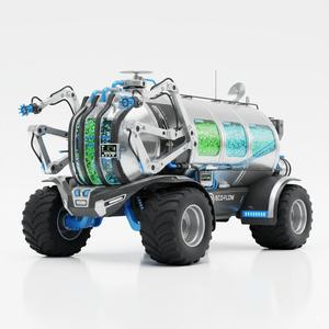 Detailed 1:16 Scale Agricultural Slurry Tanker Prototype - Farm Vehicle 3D Print Model