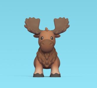 Standing Moose