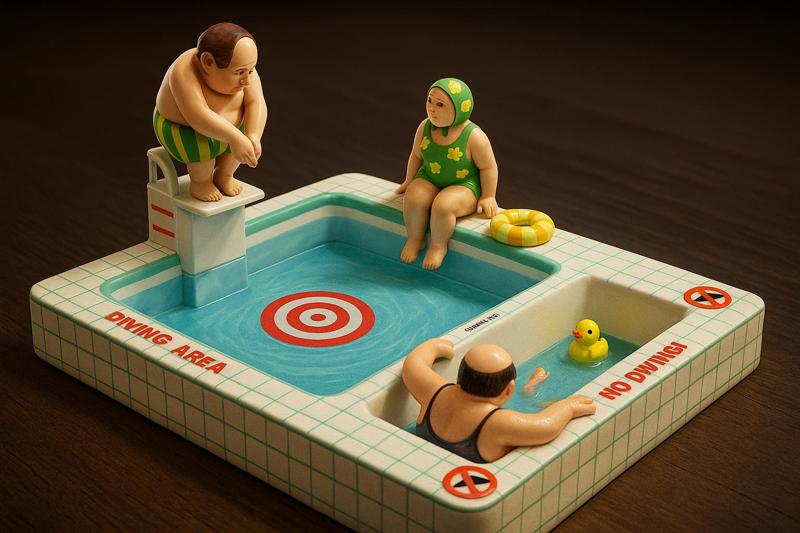 Vintage 90s Lotus Pool Party Plate, Chips & Dips, Rare Summer Fun 🌞