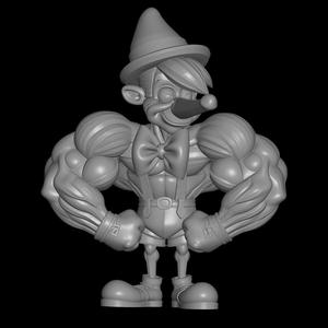 fitness pinocchio  design
