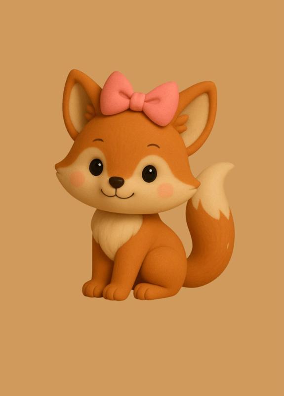 SOUVENIR FOREST ANIMAL BABY FOX