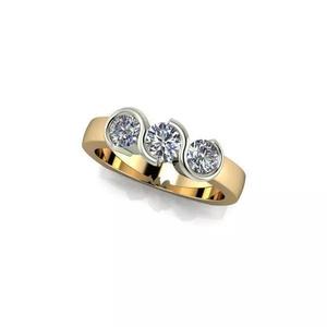 CJC632 Ladies womans womens diamond ruby emerald Rings