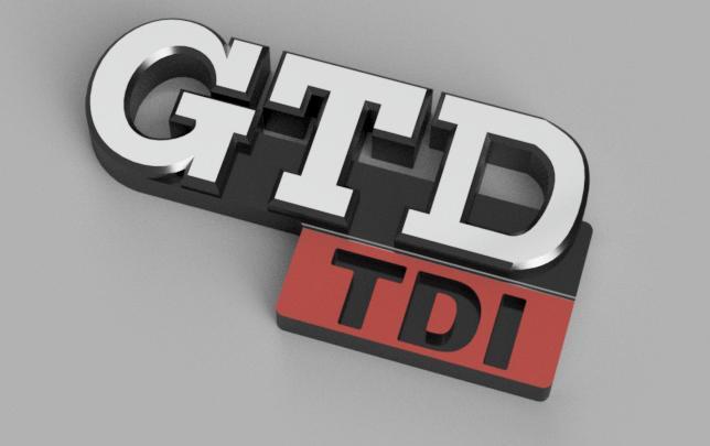 GOLF MK2 II EMBLEM GTD TDI