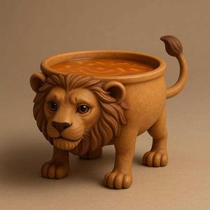 Lion Soup Bowl Creature – STL 3D Model