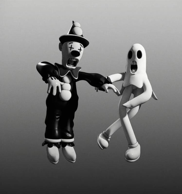 Koko the clown 3d model