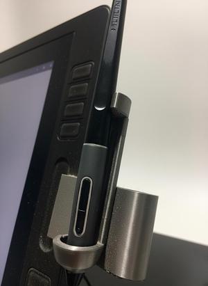 Pen holder for graphic tablet (screen clip) Wacom, Huion, XP-Pen, etc.