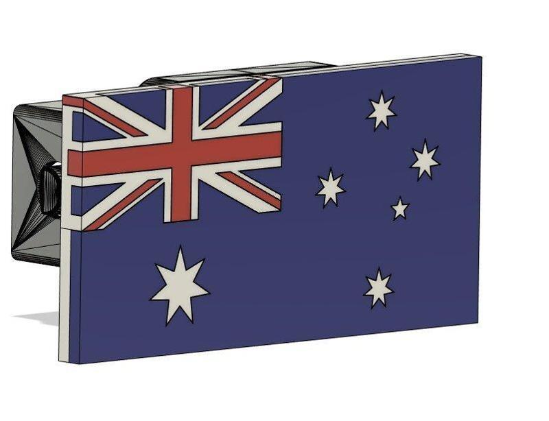 Australian Flag Hitch Cover