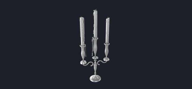 chandelier Bloody candlestick 3D MODEL