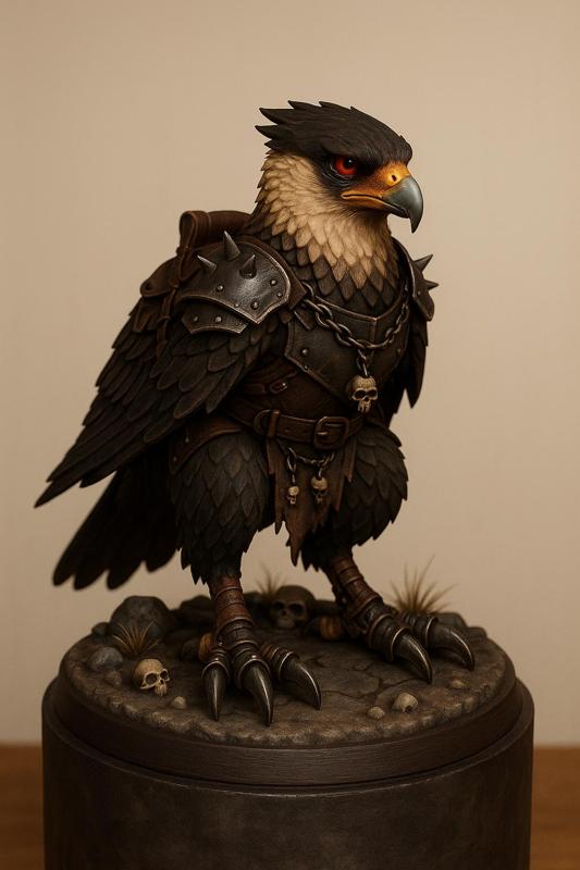 War Caracara – Tribal Armored Mount