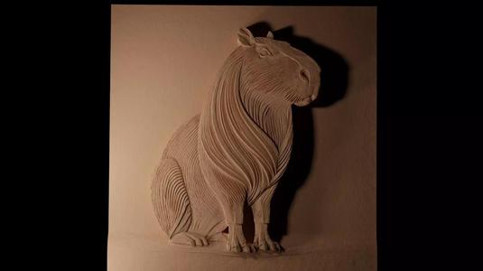 Capybara CNC 3d Print High Relief Sand Casting