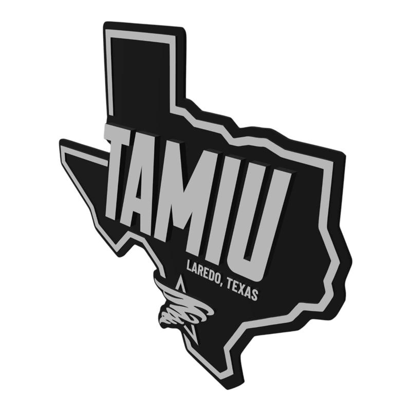 TAMIU Laredo 3D Print Logo – Texas A&M International University One-Piece Design
