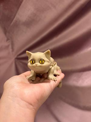 Flexi Cute Kitty - A Cute Articulated Kitty, Print in Place