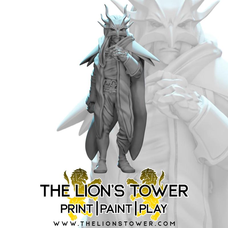 Cult of Tiamat - Cult Fanatic Altis (32mm scale, Pre-supported Miniature)