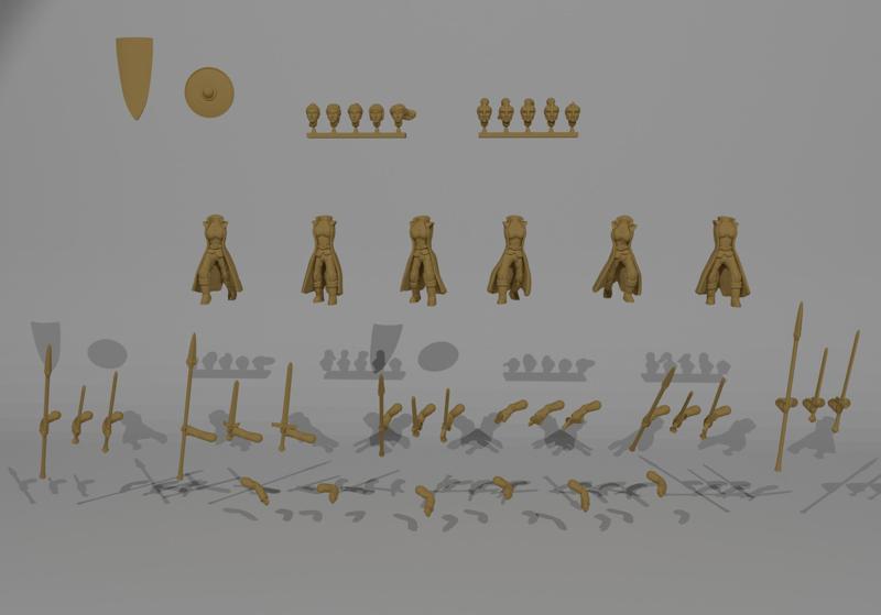 Sisterhood Infantry Miniatures Customizable