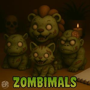 🦁 Savage Beasts Bundle - Zombimals Collection 👻🩸