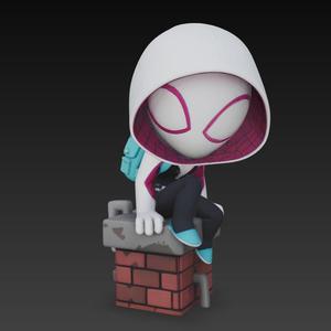 Spider Gwen - Chibi Style