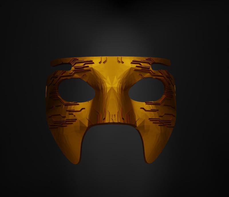 Robot Electronic Face Mask Skull Prom Helloween Face Mask