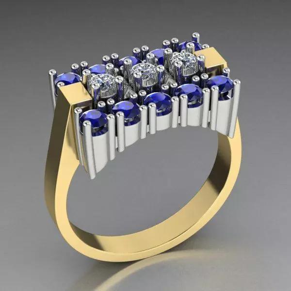 mens  ring with gems