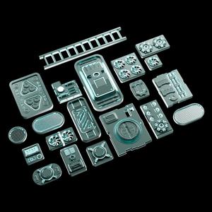 🟢 20x Sci-Fi Greebles, Greeblies for Action Figure Dioramas and Displays #6