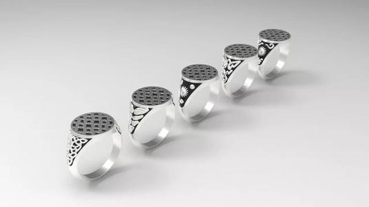 Men Rings 5 models