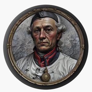 Frederick the Great medallion pendant