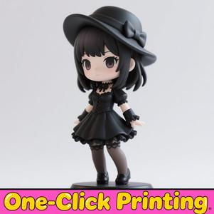 Anime Girl Sculpture