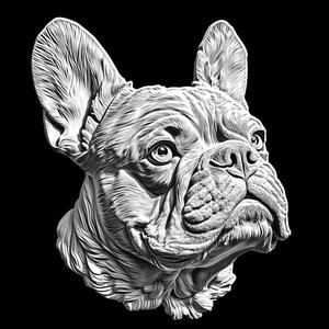 French Bulldog reliaf