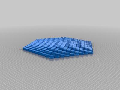 217 Mirror Array with >300mm focal length (to be separated for printing)