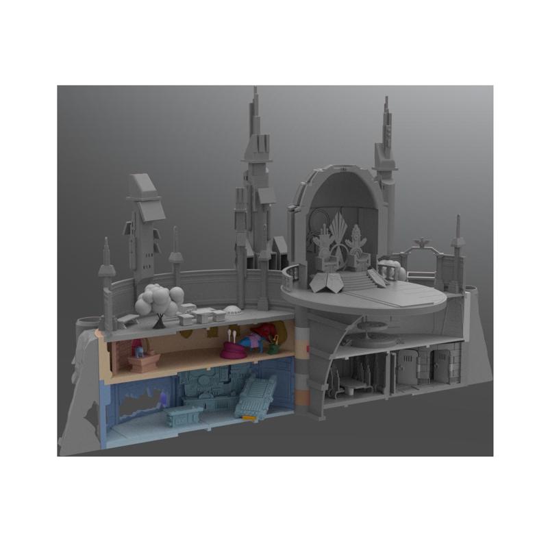 PART 5 OF 8 - ETERNOS PALACE - MASTERS OF THE UNIVERSE FILMATION MODEL