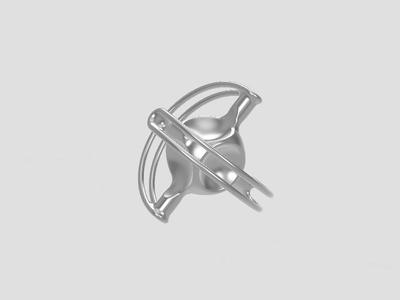 Sphericon / mathart sculpture or jewellery (pendant, bracelet)