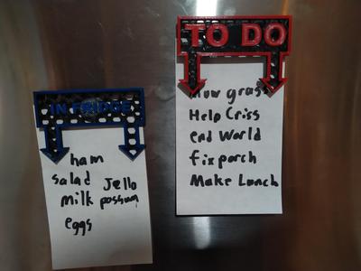 Customizable Fridge Magnet