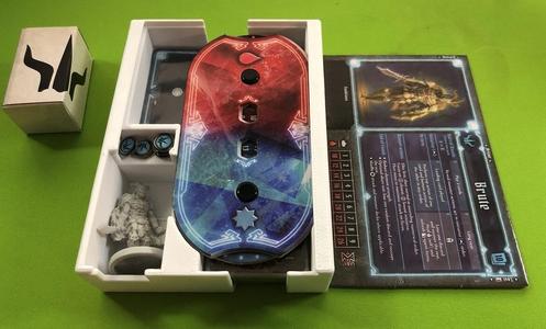 Gloomhaven character tray for sleeved cards and larger figure boxes
