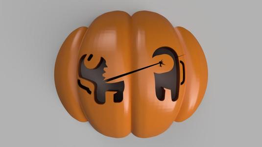 Jack O'Lantern - Among Us Pumpkin