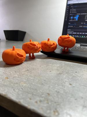 Pumpkin With Legs