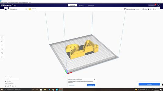 Lettre en 3d