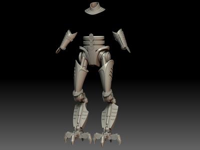 Maul Cybernetic Legs Upgrade One12 Scale STL Files 3D print model