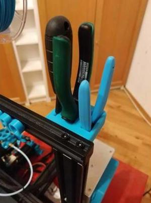 T slot-Tool holder for 3 Tools