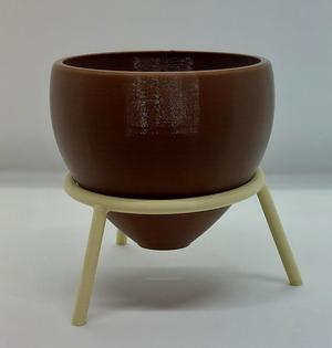 Concave Planter Base 3 Legs Ring Base