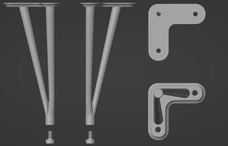 Adjustable Shelf Legs