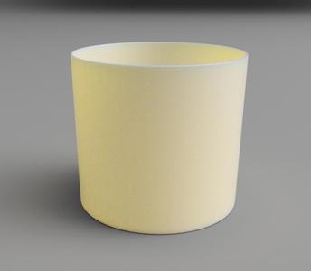100mm round flower pot