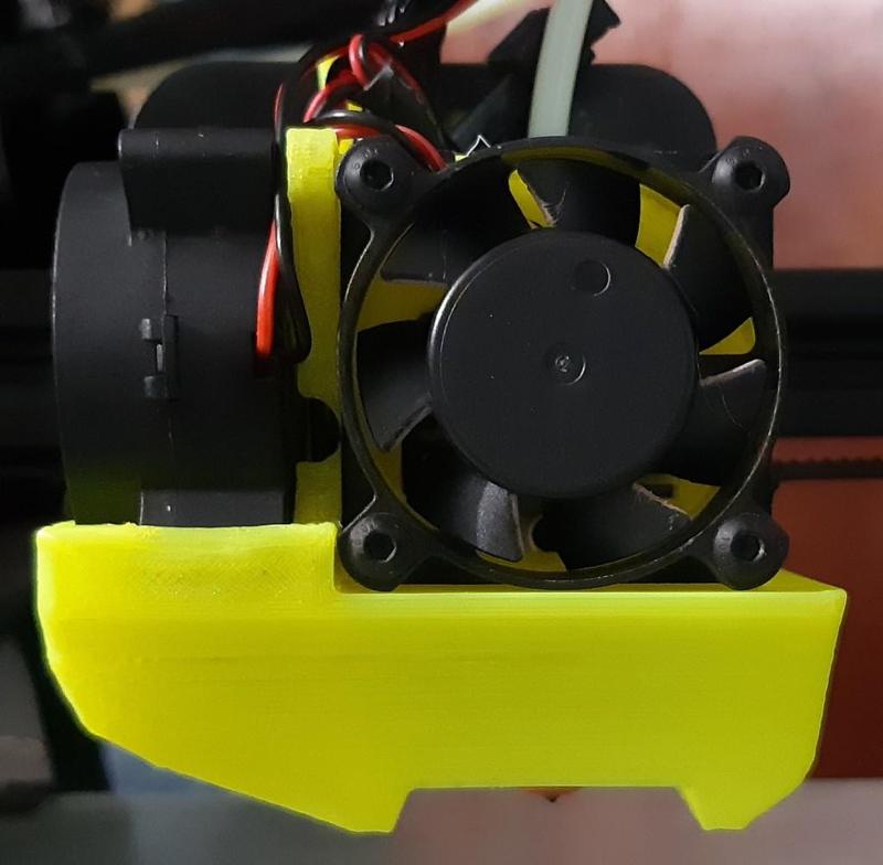 Remix Red Squirrel Fan Shroud for Sunlu S8 4020 blower