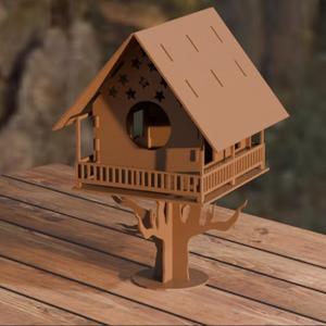Snap-Fit Birdhouse Modular Bird Box (Tool-Free)
