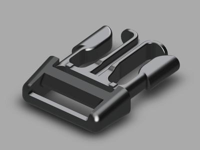Eastpak backpack buckle - Woojin/Duraflex stealth