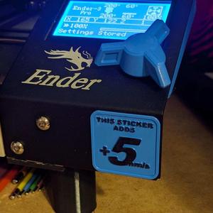 This thing adds +5mm/s!