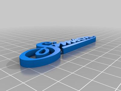 Simson holed keyring