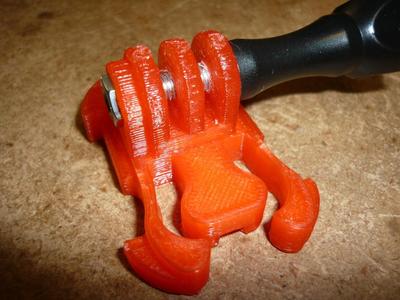 GoPro Slide in clip mount with insert guide