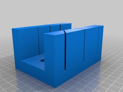 One more parametrized Miter box (Open SCAD)