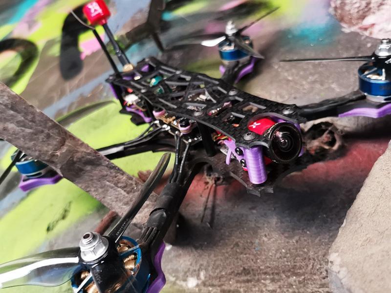 Purple Goth FPV frame - 3D printable parts
