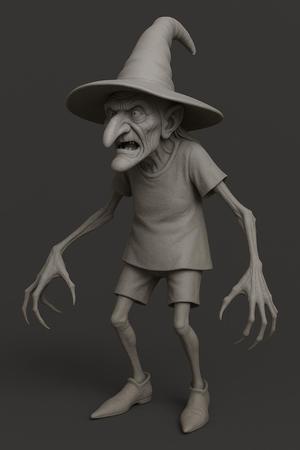 Cursed Witch Doll for Halloween 2025 - STL File for 3D Printing