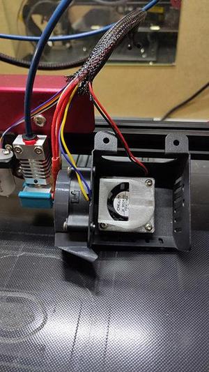 Microswiss hotend fanduct for CR10S pro